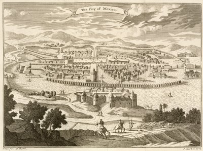La ciudad de México, 1723 de John Heaviside Clark